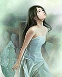 蓝色的海面以后更浓烈